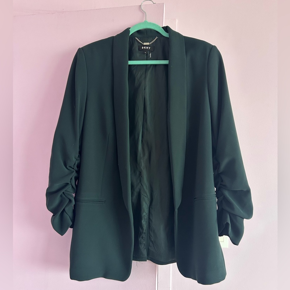 DKNY Dark Green Women's Blazer